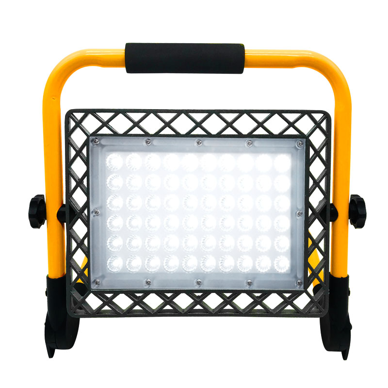 100W Solar Remote Control Die-Cast Aluminum Projection Lamp