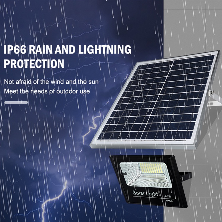  CE Best Outdoor Solar Powered Motion Security Light IP65 40W Aluminium 