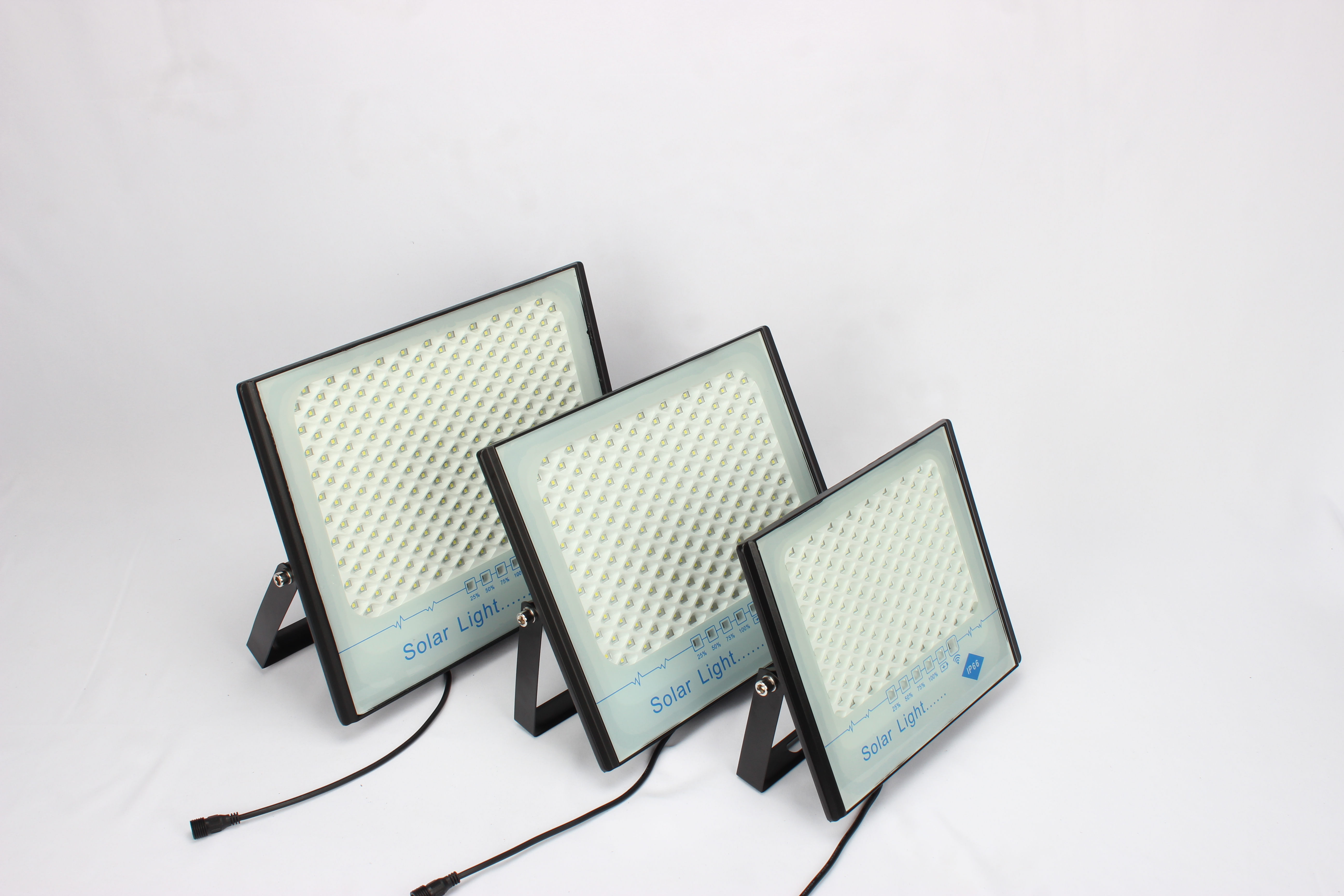 Super Bright IP66 Waterproof 25W Outdoor LED Solar Panel Flood Lights