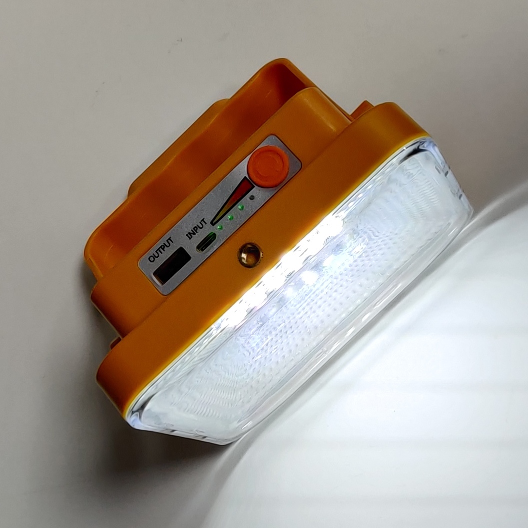 Solar Power Or USB Charging Square LED Work Light Off Road Flood Spot Lamp For Camping Emergency Lighting